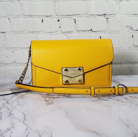 Karl Lagerfeld Crossbody | Color Mango - Picture 1 of 8